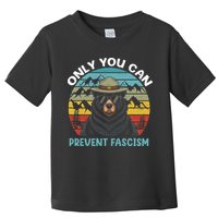 Vintage Resist Only You Can Prevent Fascism Toddler T-Shirt