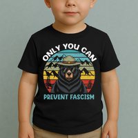 Vintage Resist Only You Can Prevent Fascism Toddler T-Shirt