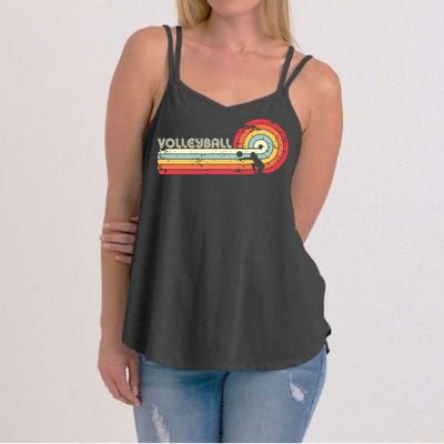 Volleyball Retro Style Women's Strappy Tank