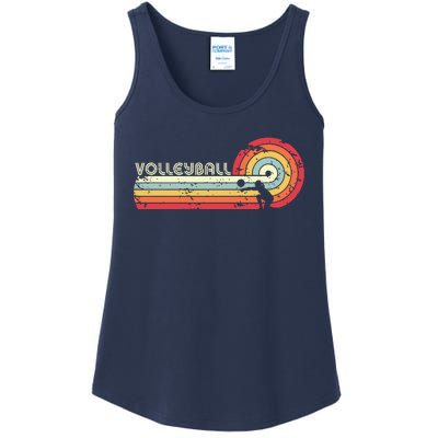 Volleyball Retro Style Ladies Essential Tank