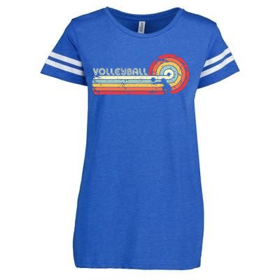 Volleyball Retro Style Enza Ladies Jersey Football T-Shirt