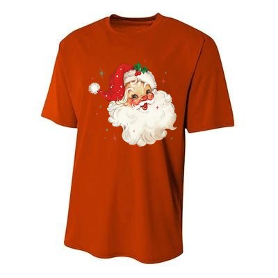 Vintage Retro Santa Christmas Great Gift Performance Sprint T-Shirt