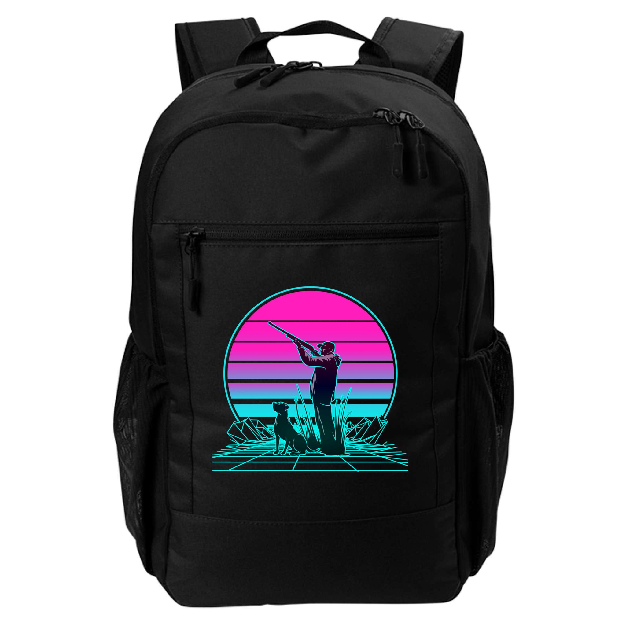 Vintage Retro Sunset Duck Hunting Cool Gift Backpack