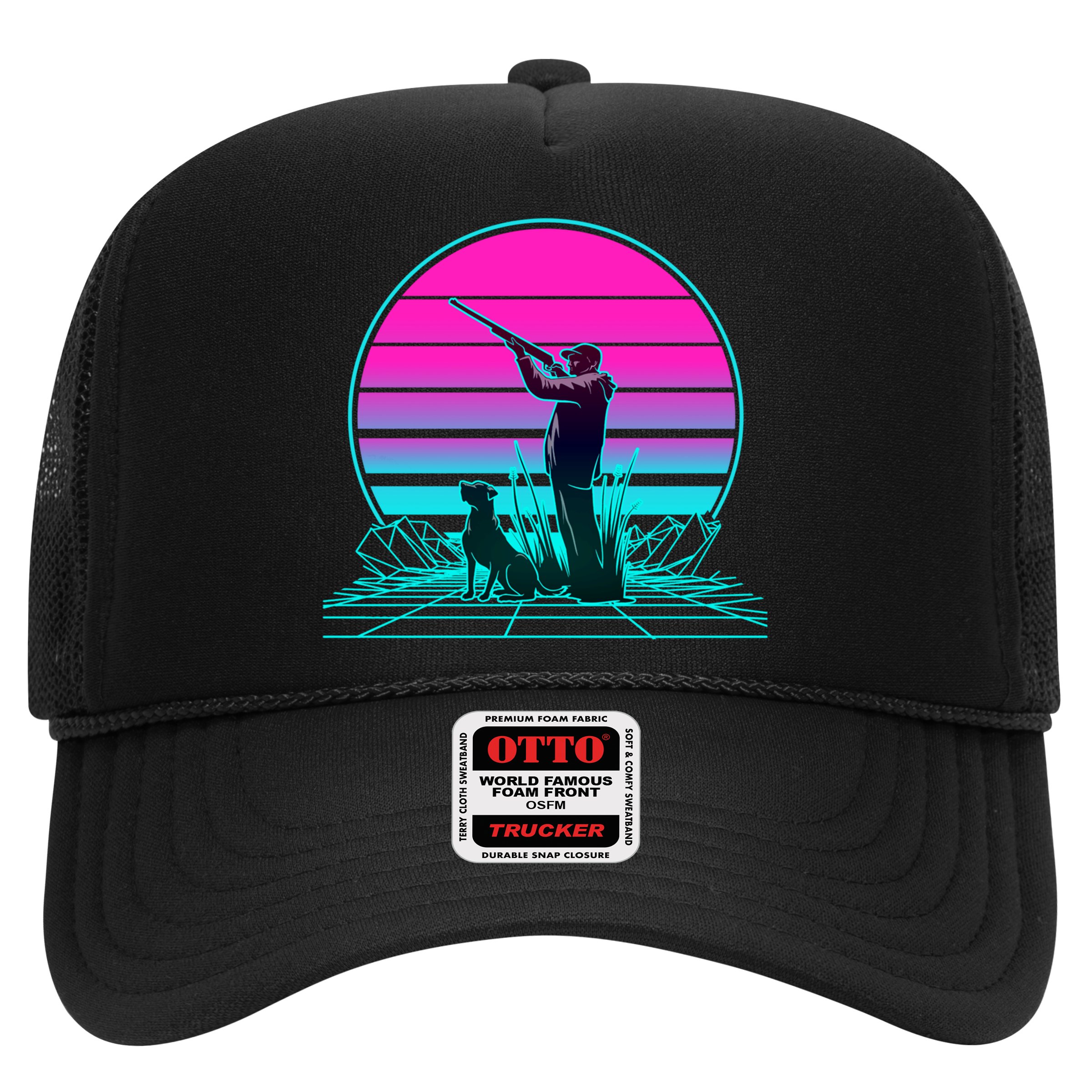 Vintage Retro Sunset Duck Hunting Cool Gift Hat