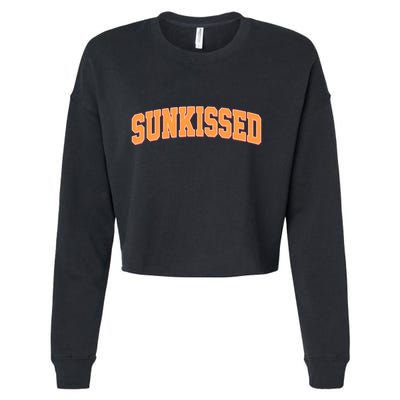 Vintage Retro Sunkissed Cropped Pullover Crew