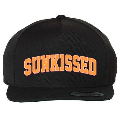 Vintage Retro Sunkissed Wool Snapback Cap
