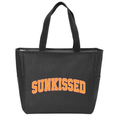 Vintage Retro Sunkissed Zip Tote Bag