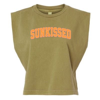 Vintage Retro Sunkissed Garment-Dyed Women's Muscle Tee