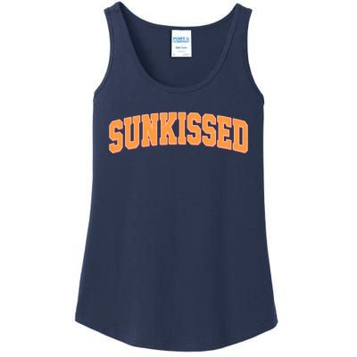 Vintage Retro Sunkissed Ladies Essential Tank