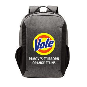 Vote Removes Stubborn Orange Stains Funny Antitrump Vector Backpack