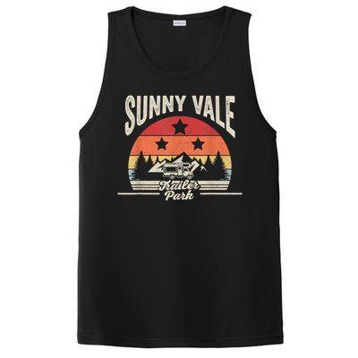 Vintage Retro Sunnyvale Trailer Park PosiCharge Competitor Tank