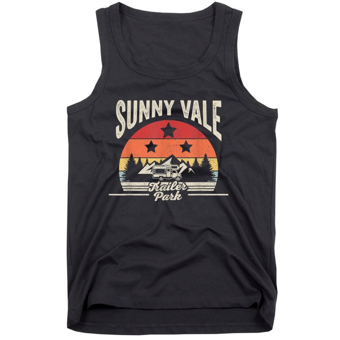 Vintage Retro Sunnyvale Trailer Park Tank Top