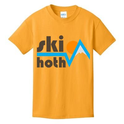 Vintage Retro Ski Hoth Logo Kids T-Shirt
