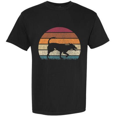 Vintage Retro Sunset Formosan Mountain Dog Lover Distressed Premium Garment-Dyed Heavyweight T-Shirt