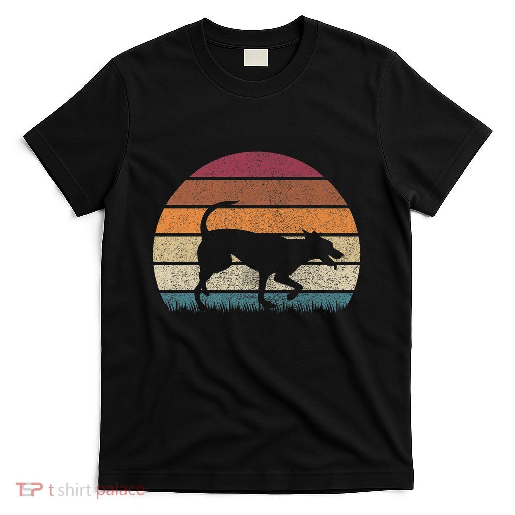 Vintage Retro Sunset Formosan Mountain Dog Lover Distressed Premium T-Shirt