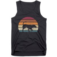 Vintage Retro Sunset Formosan Mountain Dog Lover Distressed Premium Tank Top