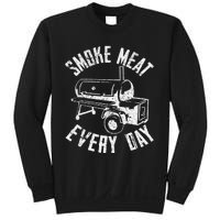 Vintage Retro Smoke Meat Everyday Funny BBQ Smoker Grilling Sweatshirt