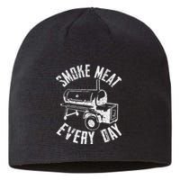 Vintage Retro Smoke Meat Everyday Funny BBQ Smoker Grilling Sustainable Beanie