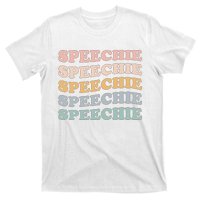 V4Z5 Retro Speechie Speech Language Pathologist Therapy T-Shirt