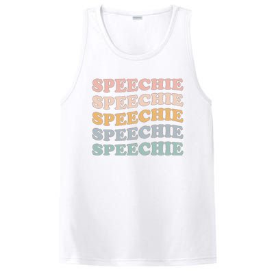 V4Z5 Retro Speechie Speech Language Pathologist Therapy PosiCharge Competitor Tank