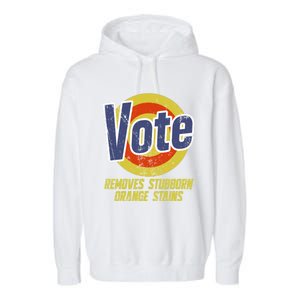 Vote Removes Stubborn Orange Stains Kamala Harris Cute Gift Garment-Dyed Fleece Hoodie