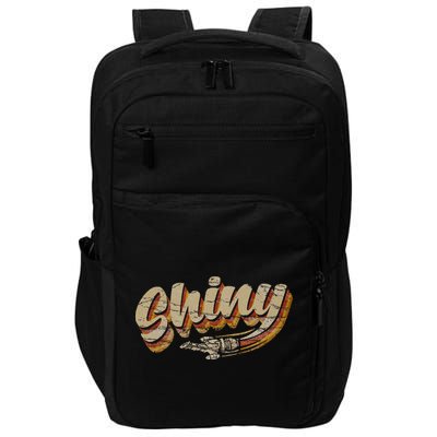 Vintage Retro Shiny Since 2002 Vintage Firefly Serenity Impact Tech Backpack