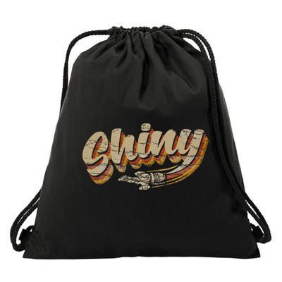 Vintage Retro Shiny Since 2002 Vintage Firefly Serenity Drawstring Bag