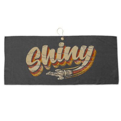 Vintage Retro Shiny Since 2002 Vintage Firefly Serenity Large Microfiber Waffle Golf Towel