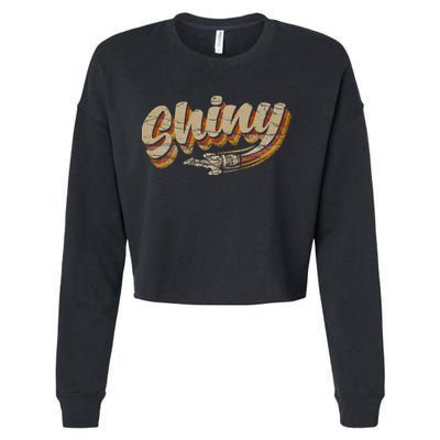 Vintage Retro Shiny Since 2002 Vintage Firefly Serenity Cropped Pullover Crew