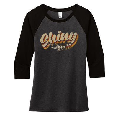 Vintage Retro Shiny Since 2002 Vintage Firefly Serenity Women's Tri-Blend 3/4-Sleeve Raglan Shirt