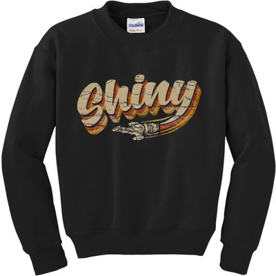 Vintage Retro Shiny Since 2002 Vintage Firefly Serenity Kids Sweatshirt