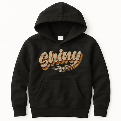 Vintage Retro Shiny Since 2002 Vintage Firefly Serenity Kids Hoodie