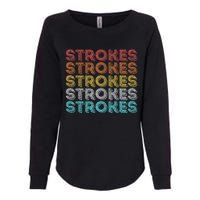 Vintage Retro Strokes Womens California Wash Sweatshirt