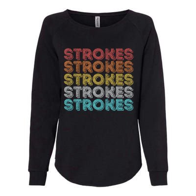 Vintage Retro Strokes Womens California Wash Sweatshirt