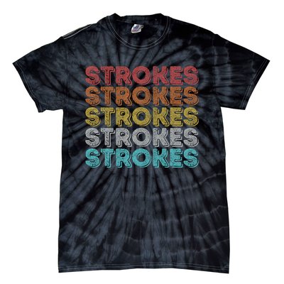 Vintage Retro Strokes Tie-Dye T-Shirt