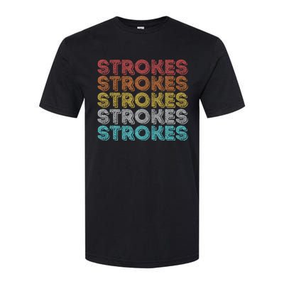 Vintage Retro Strokes Softstyle® CVC T-Shirt