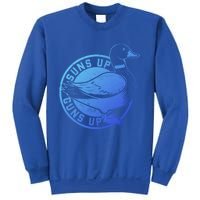 Vintage Retro Style Suns Up Funny Duck Hunting Gift Sweatshirt