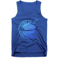 Vintage Retro Style Suns Up Funny Duck Hunting Gift Tank Top