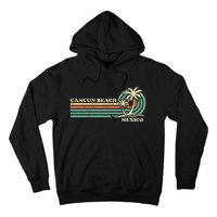 Vintage Retro Summer Vacation Mexico Cancun Beach Hoodie