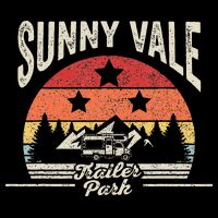 Vintage Retro Sunnyvale Trailer Park Backpack