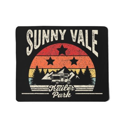 Vintage Retro Sunnyvale Trailer Park Mousepad