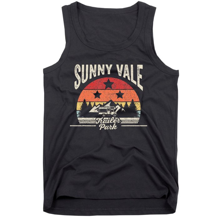 Vintage Retro Sunnyvale Trailer Park Tank Top