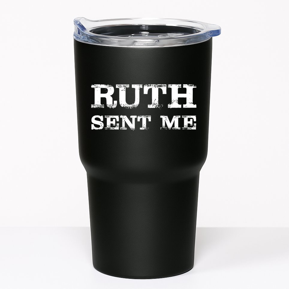 Vintage Ruth Sent Me RBG Ruth Bader Ginsburg Vote Tumbler