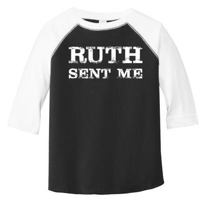 Vintage Ruth Sent Me RBG Ruth Bader Ginsburg Vote Toddler Fine Jersey T-Shirt