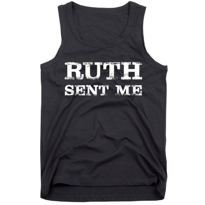Vintage Ruth Sent Me RBG Ruth Bader Ginsburg Vote Tank Top
