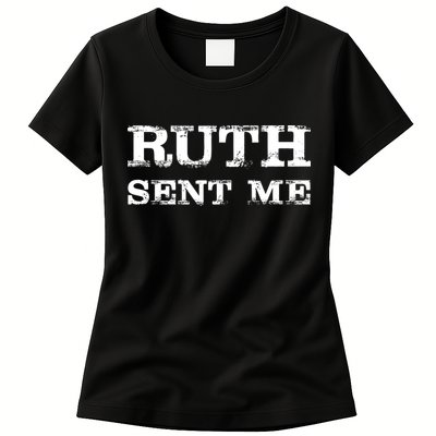 Vintage Ruth Sent Me RBG Ruth Bader Ginsburg Vote Womens T-Shirt