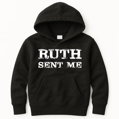 Vintage Ruth Sent Me RBG Ruth Bader Ginsburg Vote Kids Hoodie