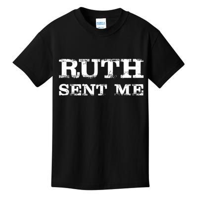Vintage Ruth Sent Me RBG Ruth Bader Ginsburg Vote Kids T-Shirt