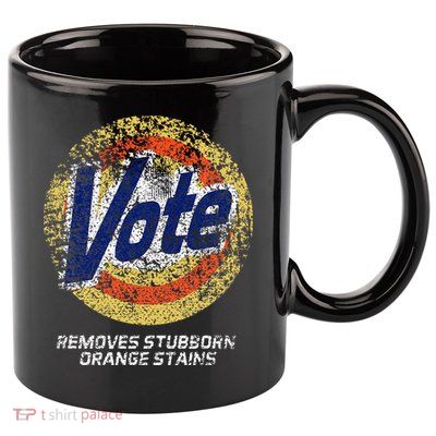 Vote Removes Stubborn Orange Stains 86 45 Vote 8645 11oz C Handle Ceramic Mug