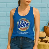 Vote Removes Stubborn Orange Stains 86 45 Vote 8645 Womens Tank Top